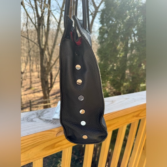 HAMMITT Benjamin Professional Leather Tote Black Pebbled Shoulder Work Bag - Picture 4 of 12